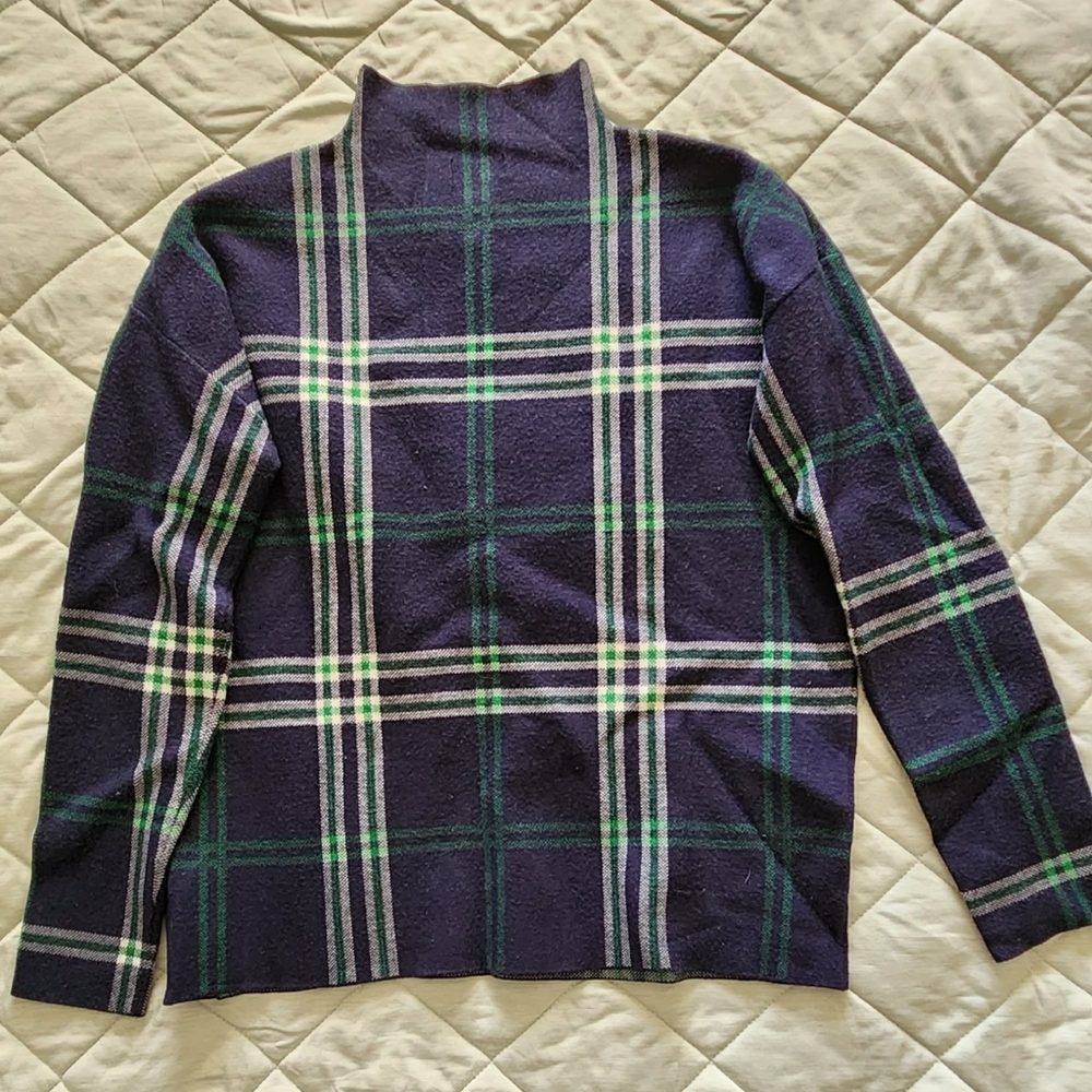 Nicole Miller Green and Navy Knitwear